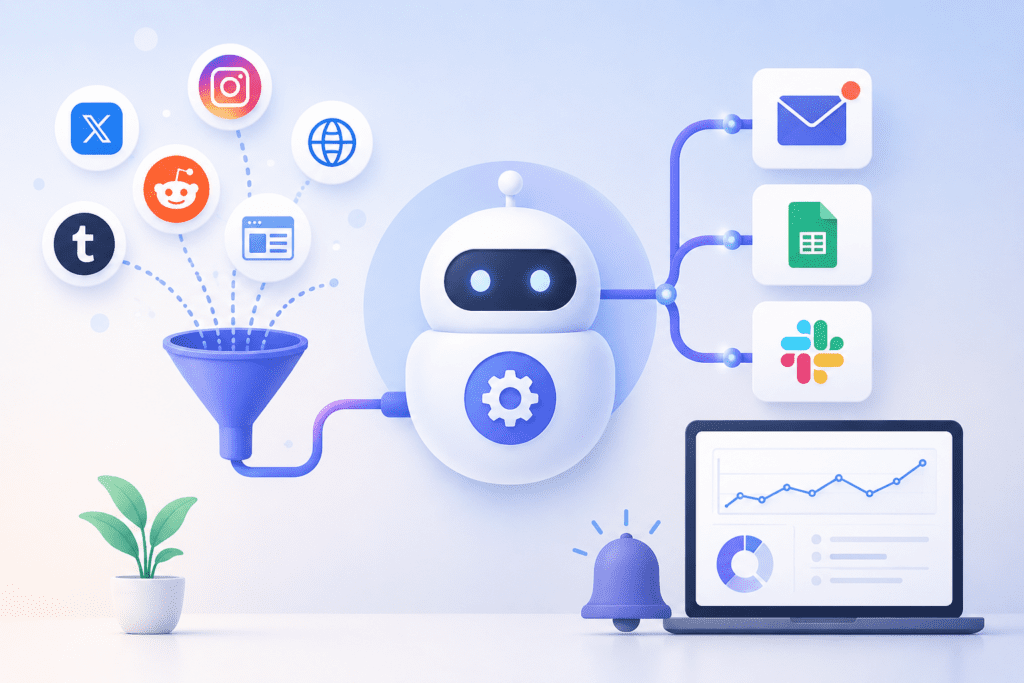 hands-off automation to track brand mentions