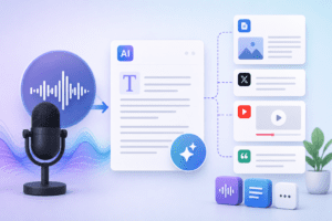 free AI audio-to-text stacks for content repurposing