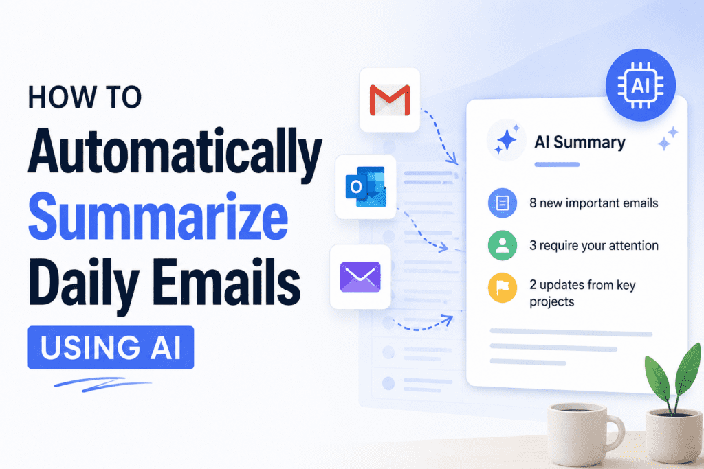 How to Automatically Summarize Daily Emails Using AI